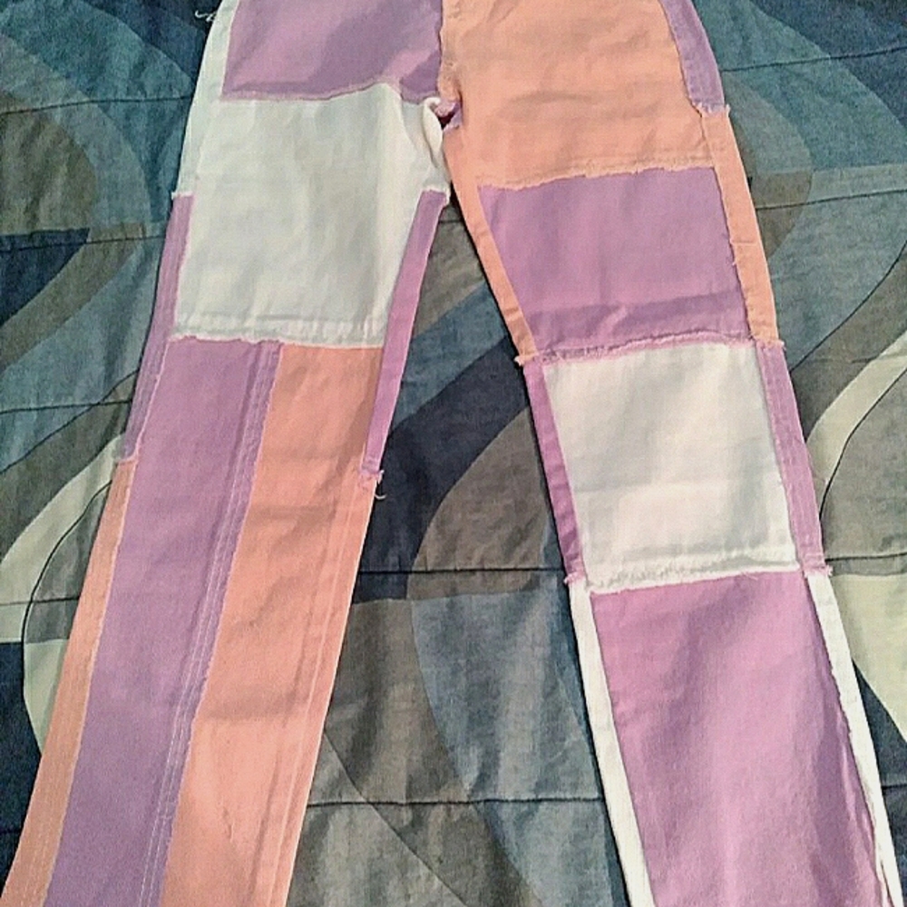 Patchwork pants